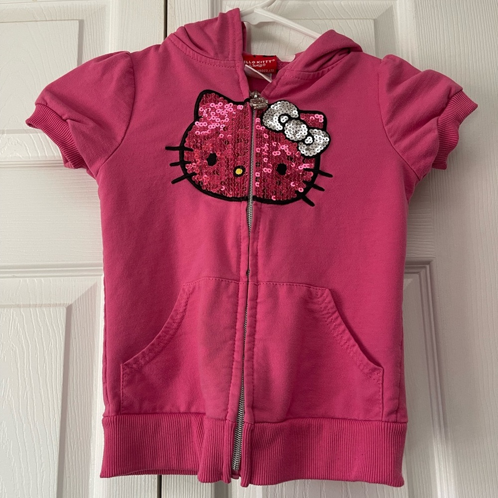 Hello Kitty pink sequin jacket